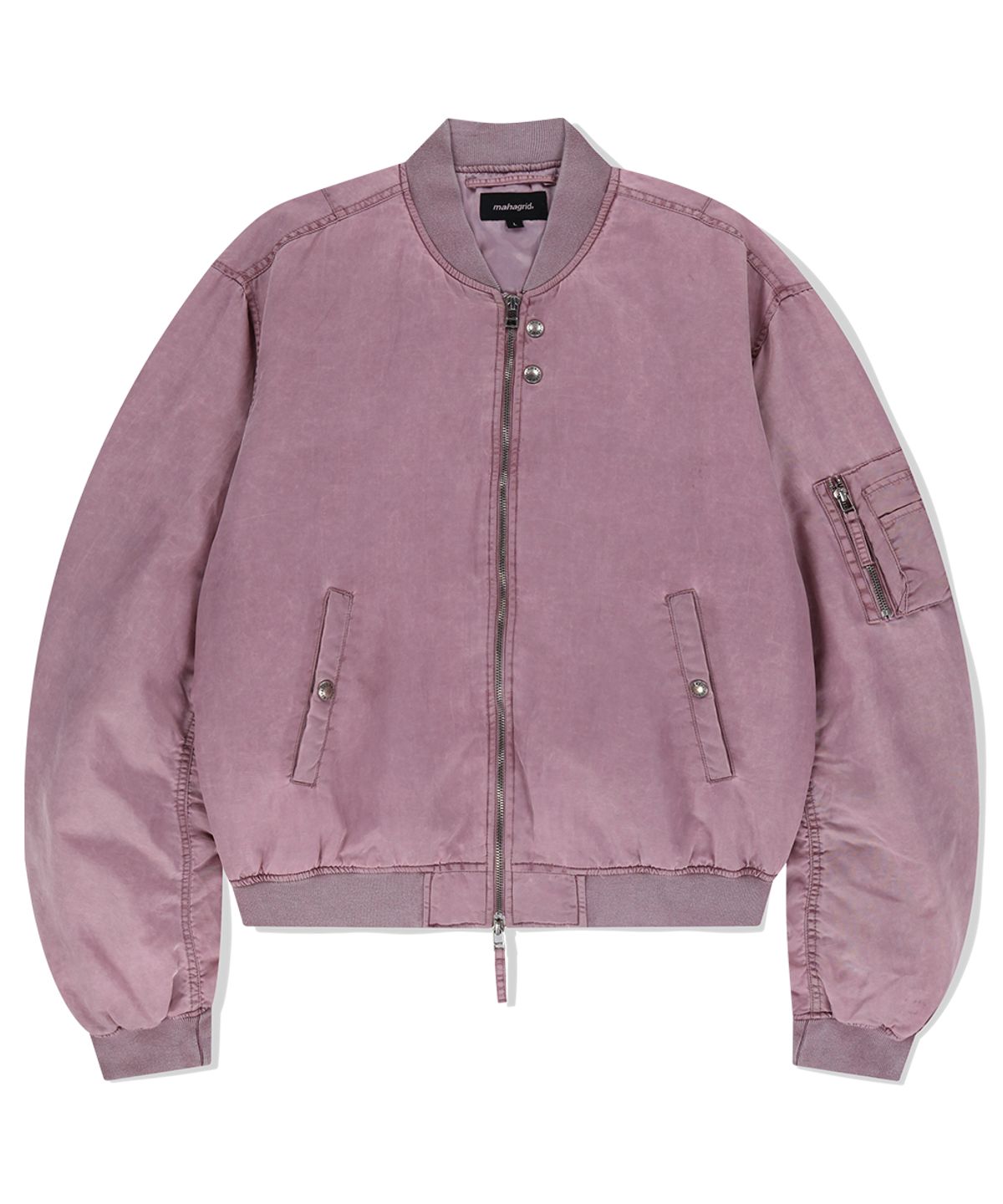 마하그리드(MAHAGRID) OVERDYED MA-1 JACKET PINK(MG2EFMB930A)