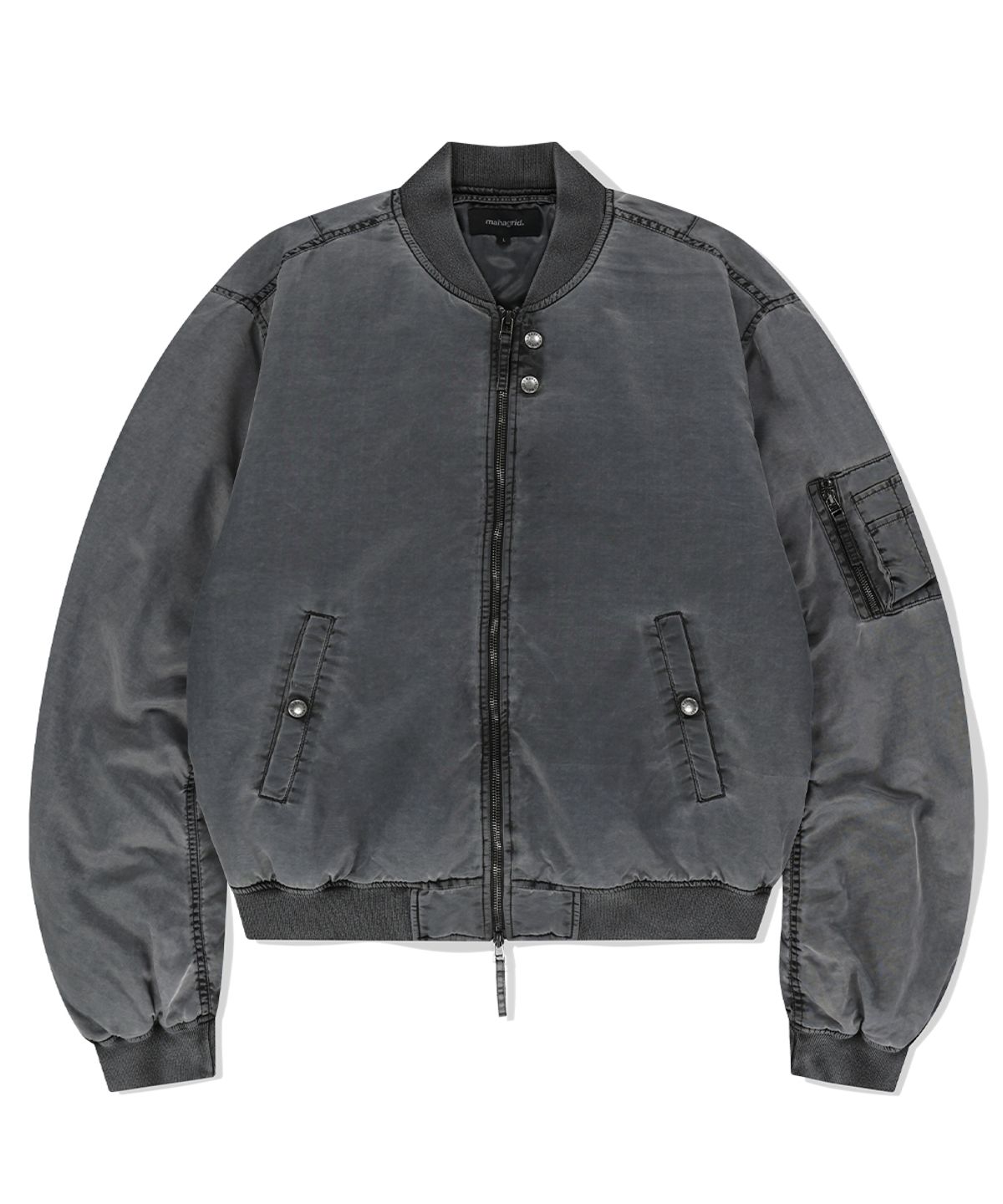 마하그리드(MAHAGRID) OVERDYED MA-1 JACKET CHARCOAL(MG2EFMB930A)