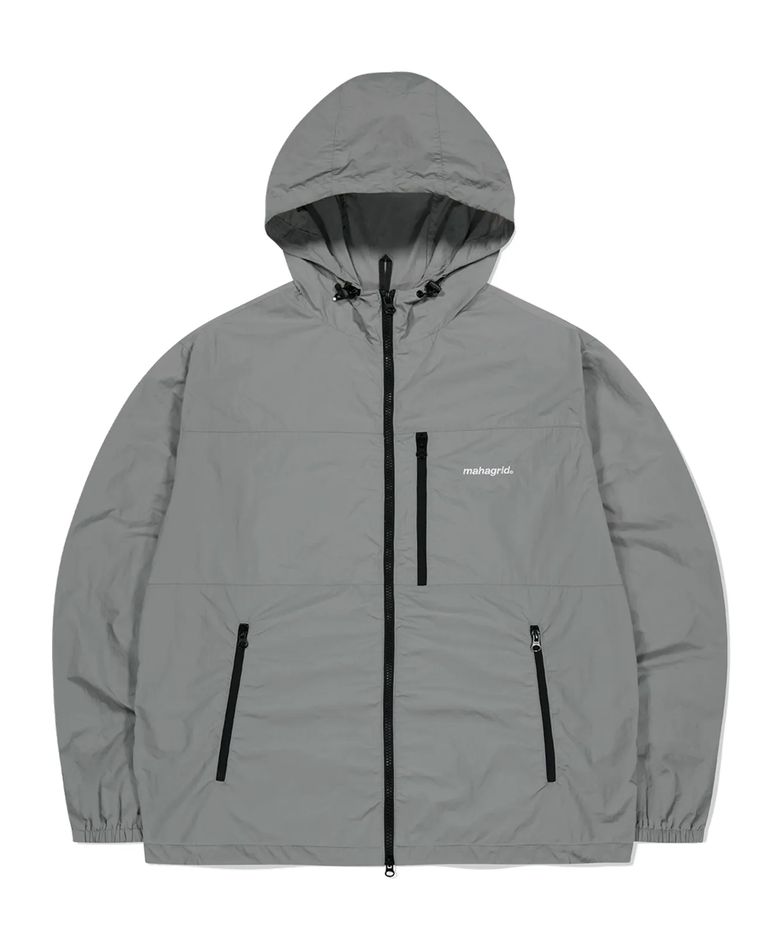 BASIC LOGO NYLON WINDBREAKER GREY(MG2EFMSC00A)
