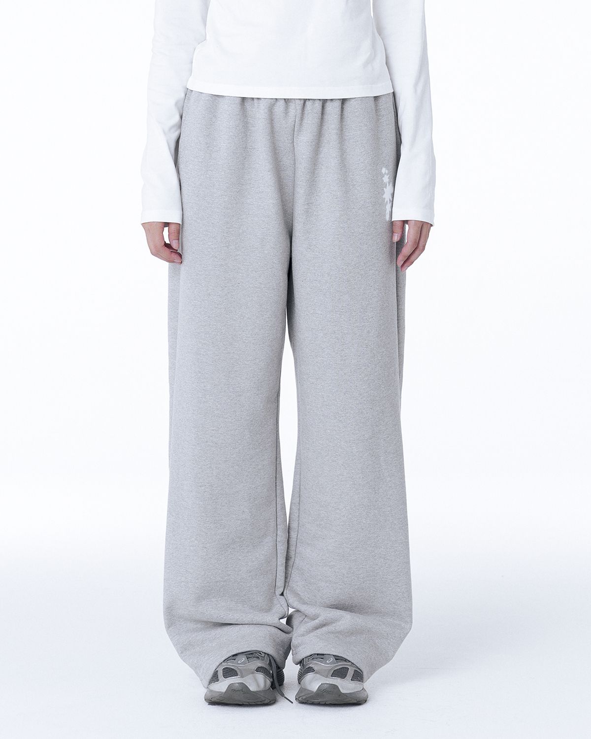 MUSINSA | MISEKI SEOUL Midnight star sweat pants GREY