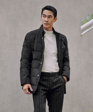 구스다운 점퍼_블랙