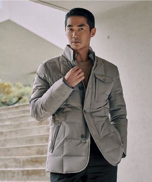 구스다운 점퍼_라이트그레이