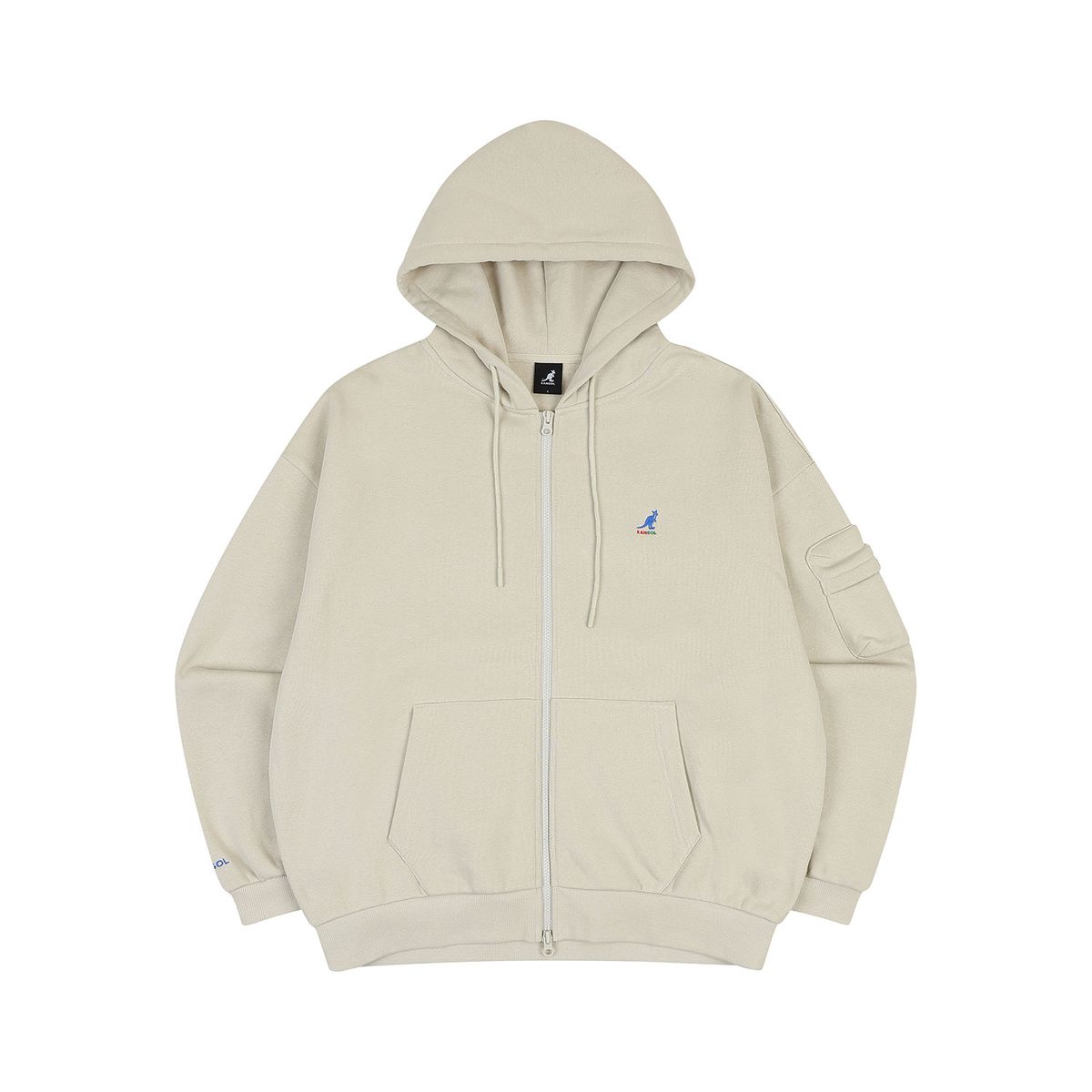 캉골(KANGOL) KNGL 포켓 집업 5131 베이지