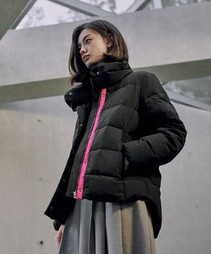 구스다운 점퍼_블랙