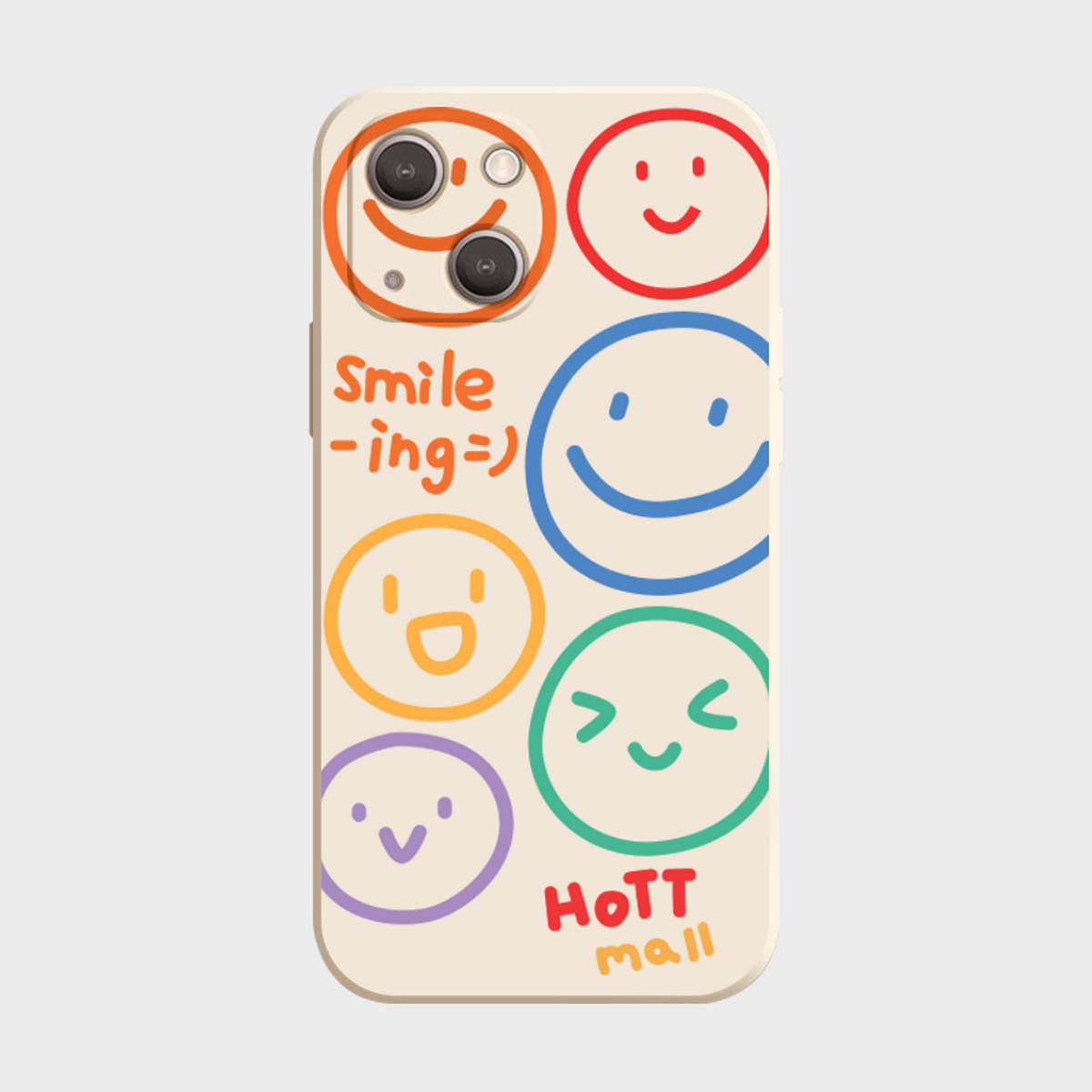핫티몰(HOTTMALL) [젤리] 베이지 스마일링