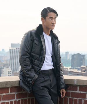 가죽점퍼(PU점퍼)_블랙