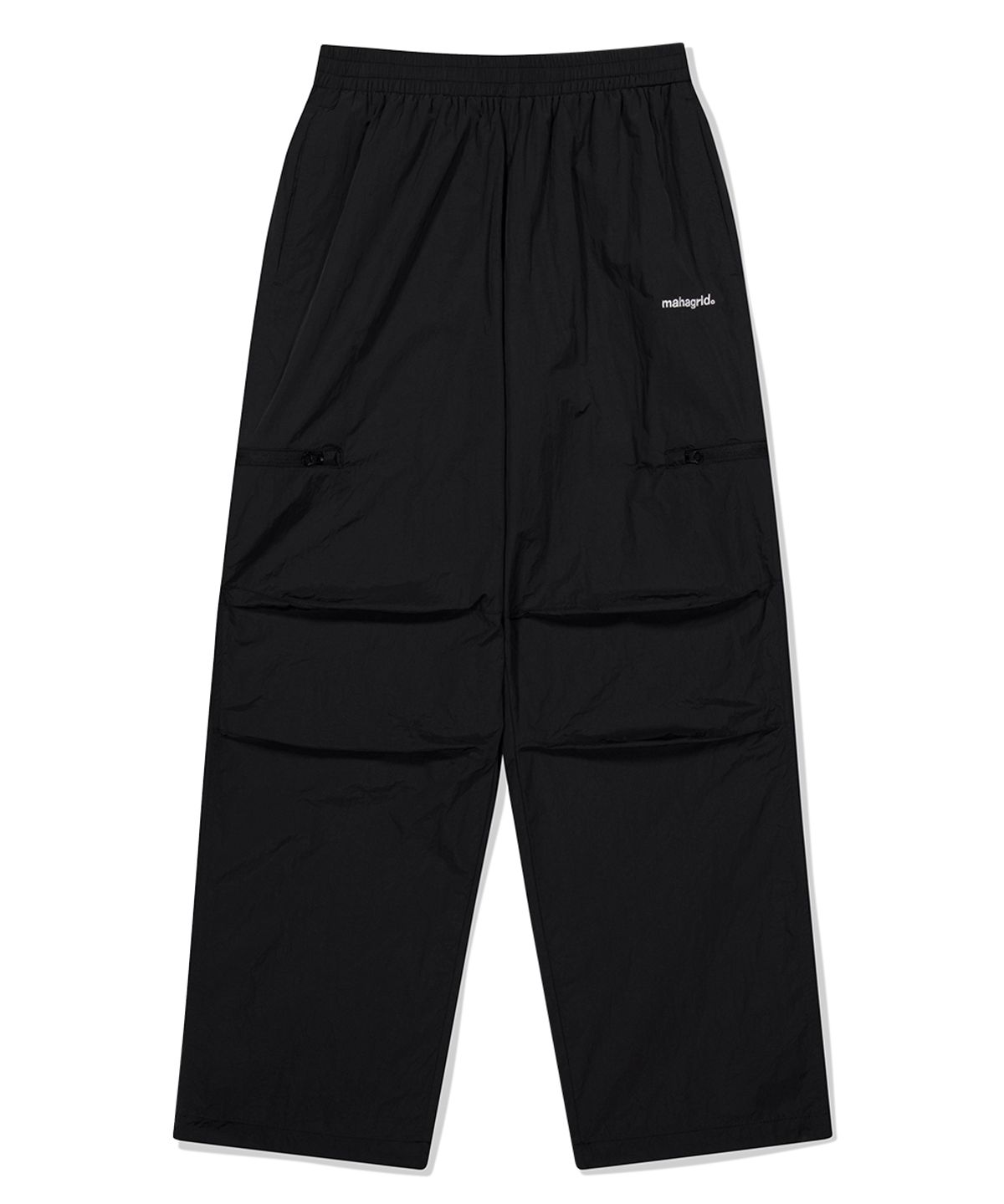 마하그리드(MAHAGRID) BASIC LOGO NYLON PANT BLACK(MG2EFMSC01A)