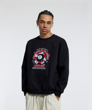 보자기8볼 맨투맨 (블랙)