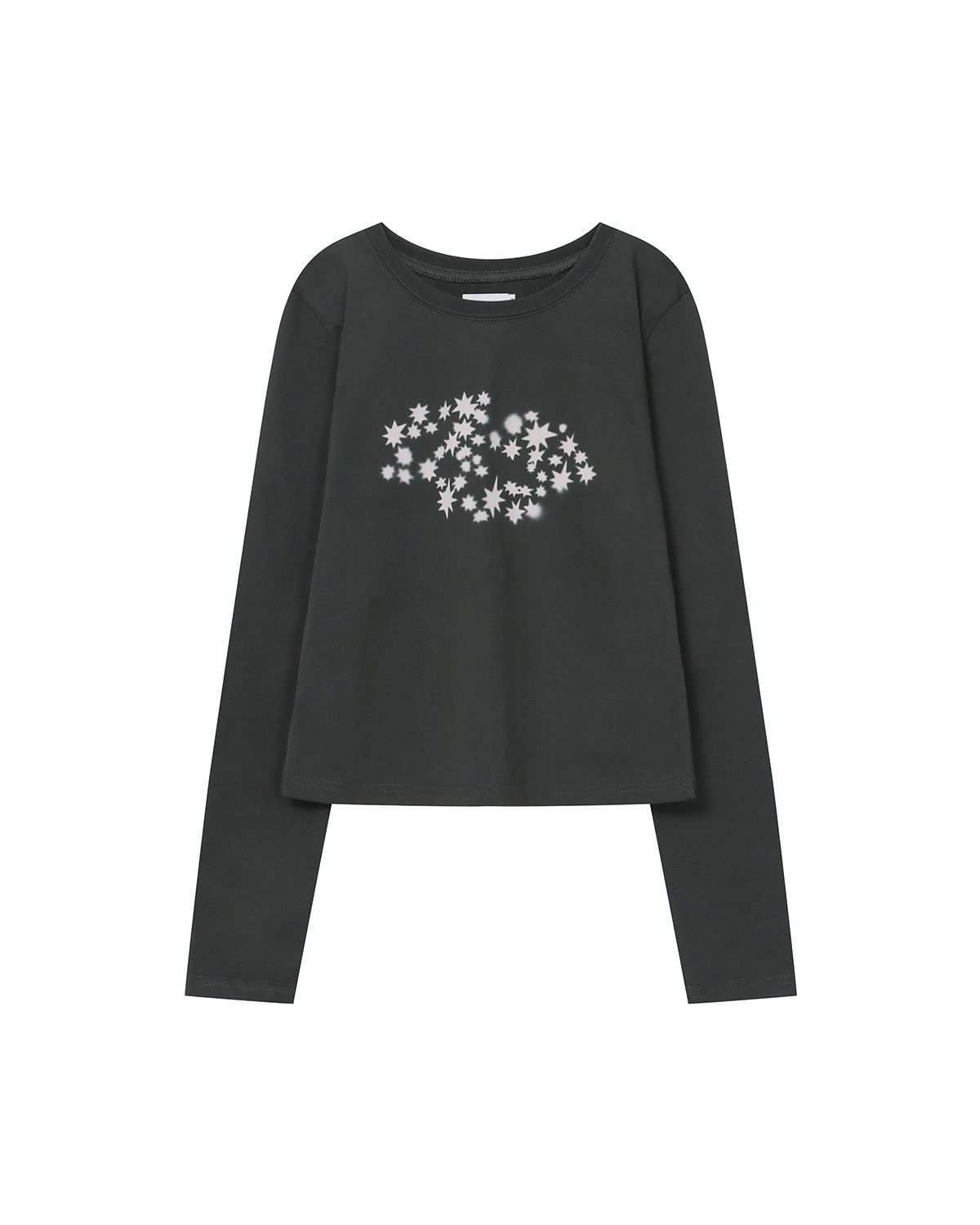 MUSINSA | MISEKI SEOUL Midnight star long sleeves CHARCOAL