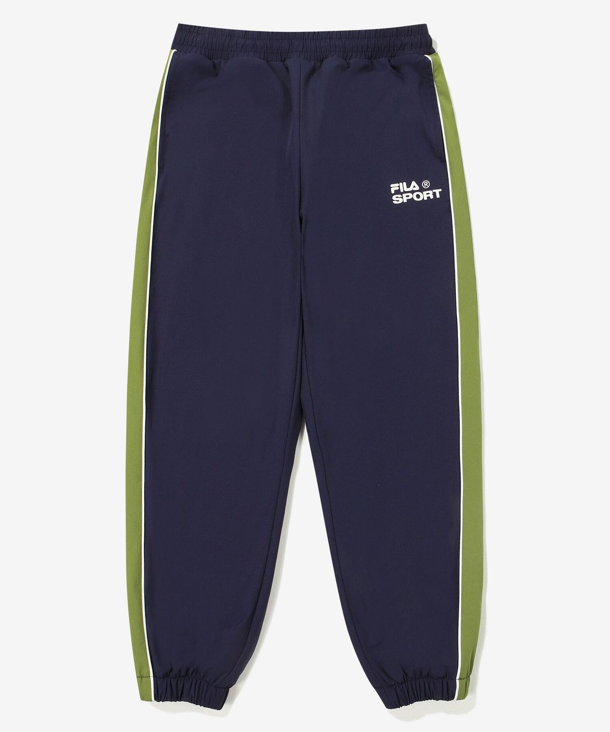 휠라 키즈(FILA KIDS) 절개 우븐 조거 팬츠