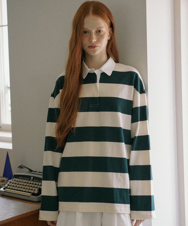 LONG STRIPE T-SHIRT_GREEN