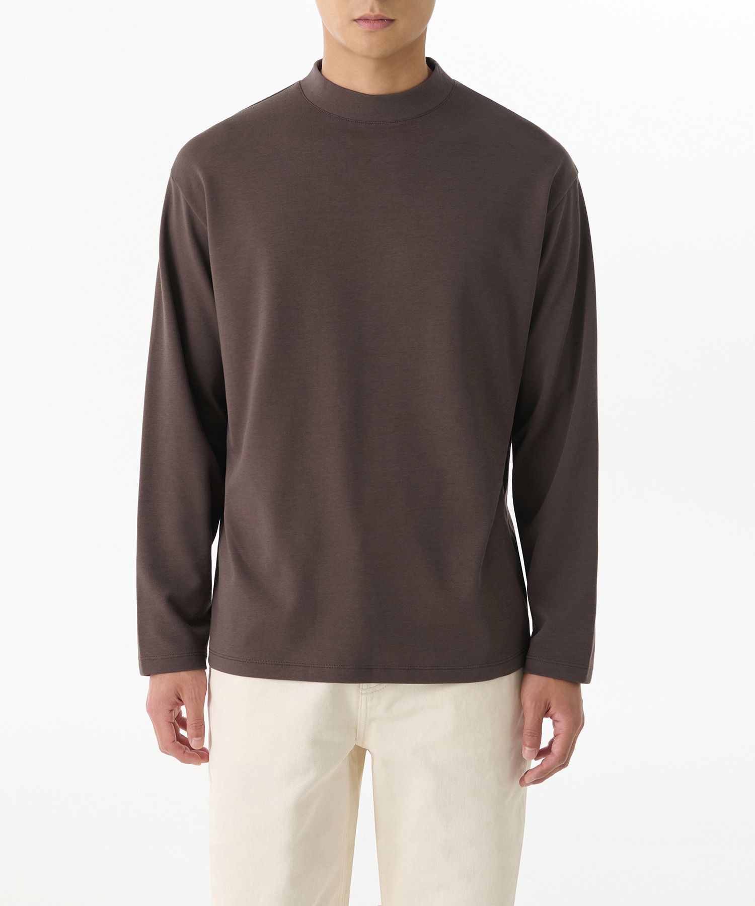 Tシャツ・カットソー *MUSINSA STANDARD* Hit Standard Mock Neck Long Sleeve T-Shir MUSINSA | MUSINSA STANDARD [HIT STANDARD] Mock Neck Long