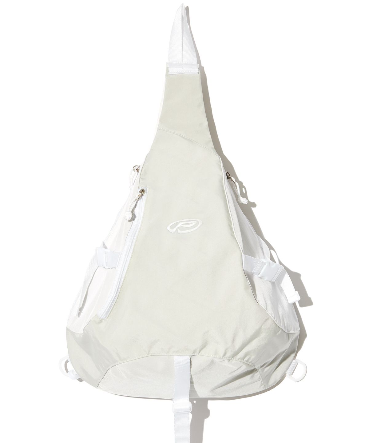 피스메이커(PIECE MAKER) EX NYLON SLING BAG (LIGHT GREY)