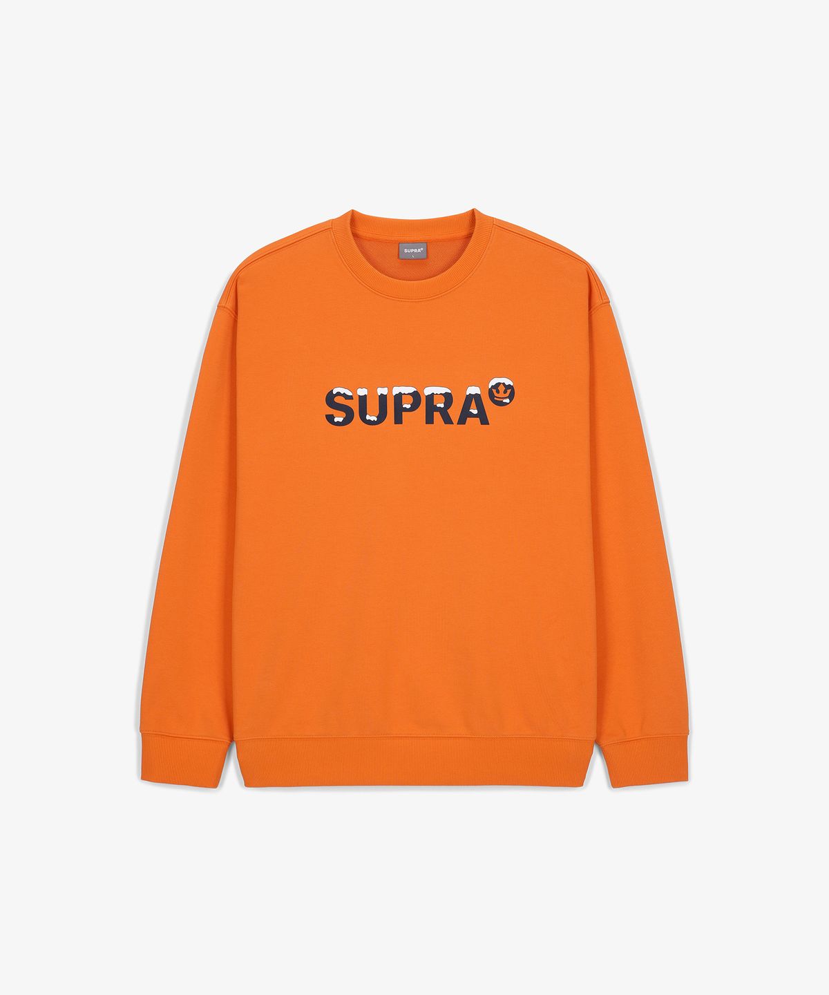 수프라(SUPRA) 스노우 그래픽 맨투맨(ORANGE)