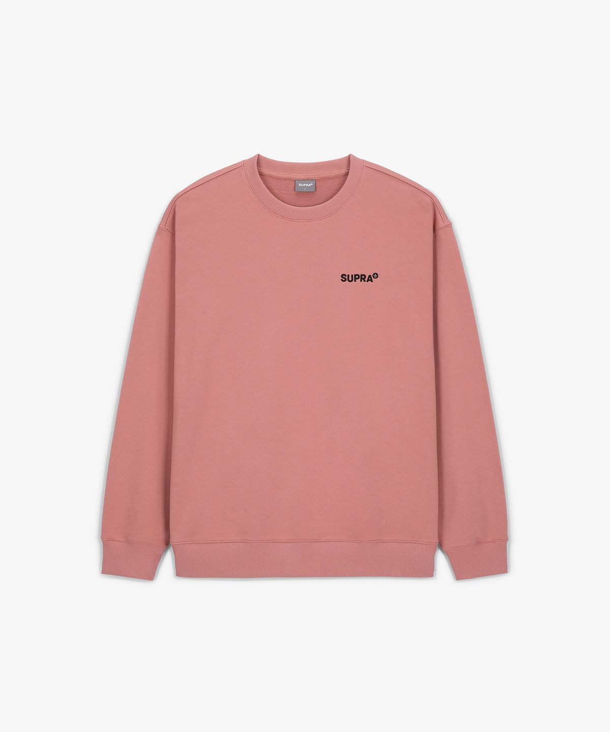 수프라(SUPRA) 백 그래픽 맨투맨(PINK)
