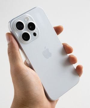 변색없는 슬림 투명 핸드폰 케이스