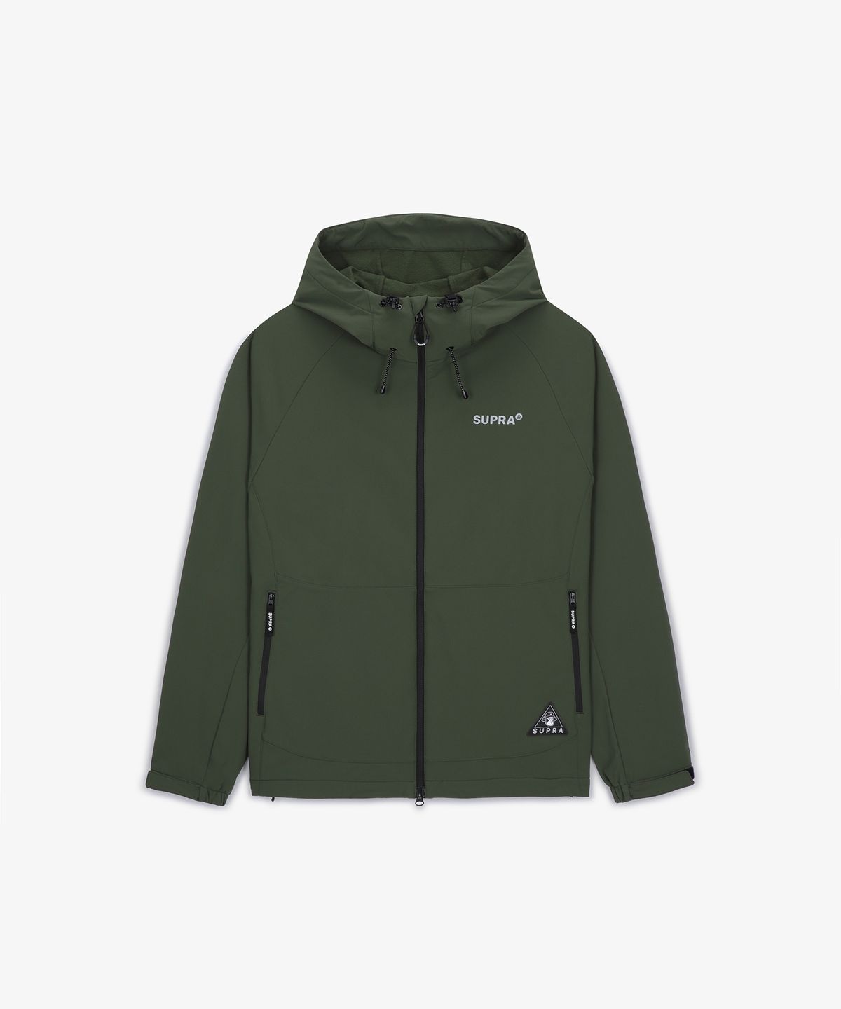 수프라(SUPRA) 삼각 와펜 포인트 소프트쉘 자켓 셋업(KHAKI)