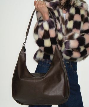 crescent bag (choco brown)