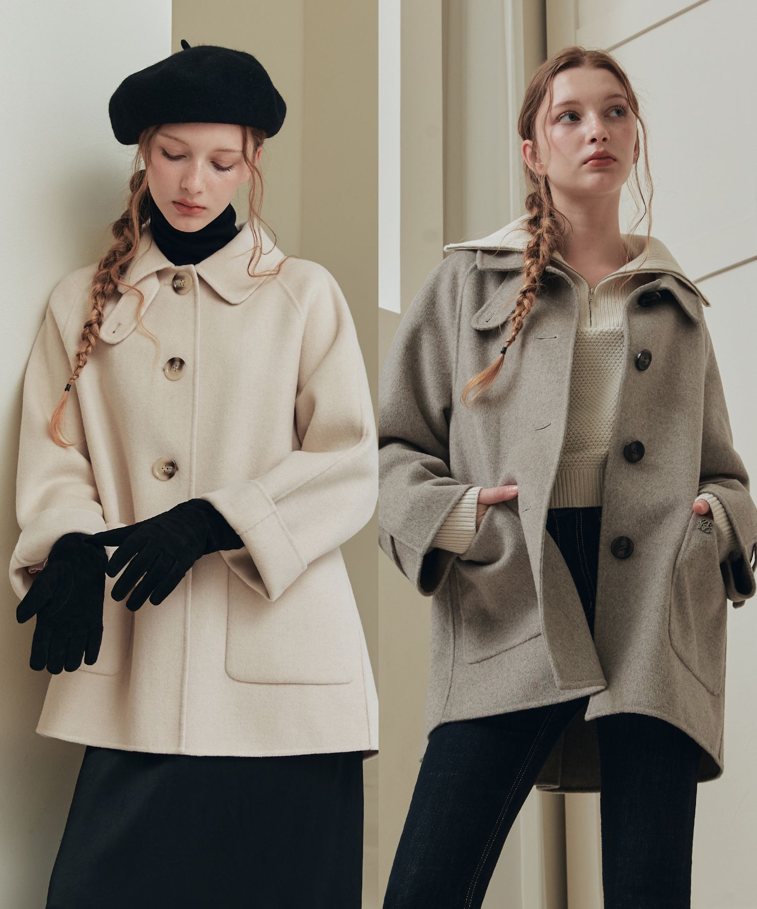 ミッソーニのハーフコート MUSINSA公式 | ZERO STREET [6カラー] ハンドメイドAラインウール