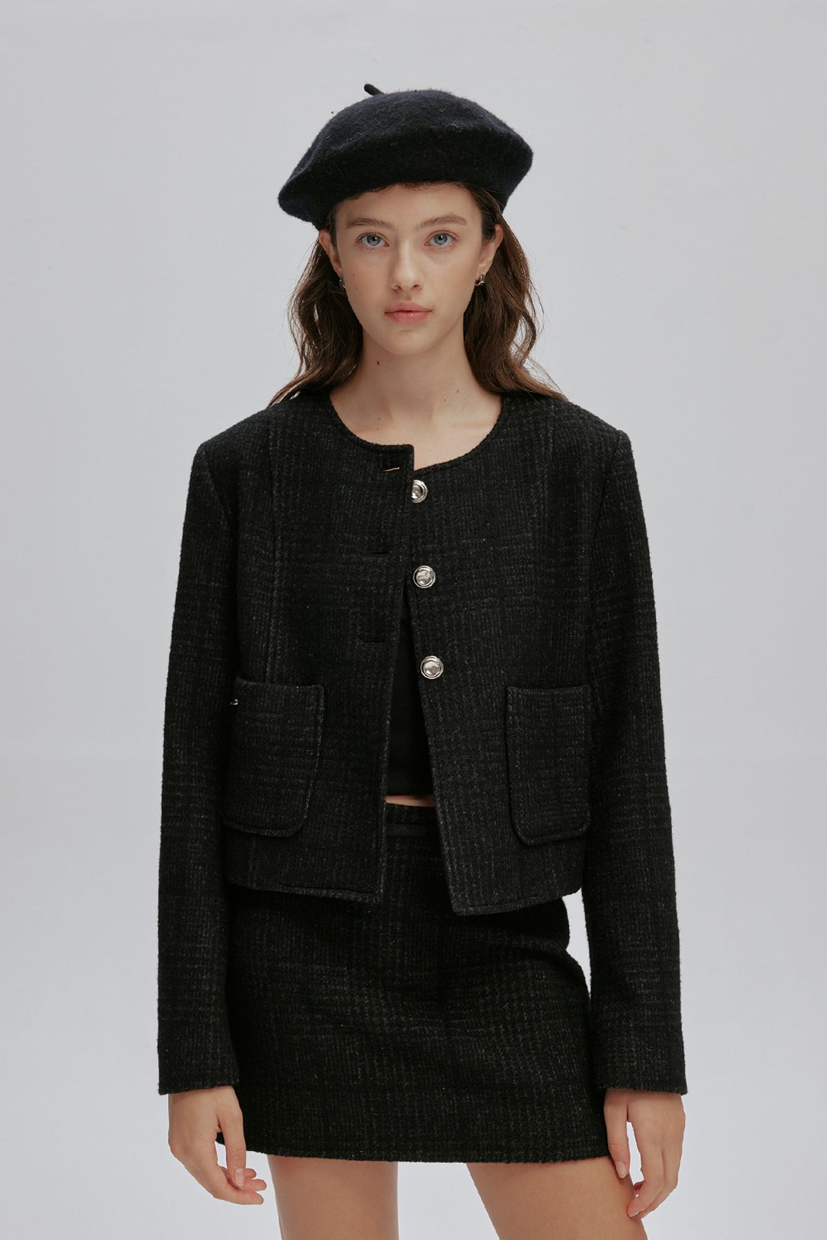 애프터아워즈(AFTERHOURS) CLASSIC WOOL JACKET (CHECK)