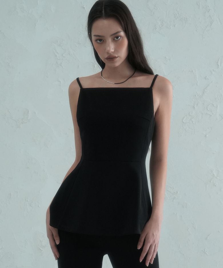 Sie Slender Sleeveless BLACK
