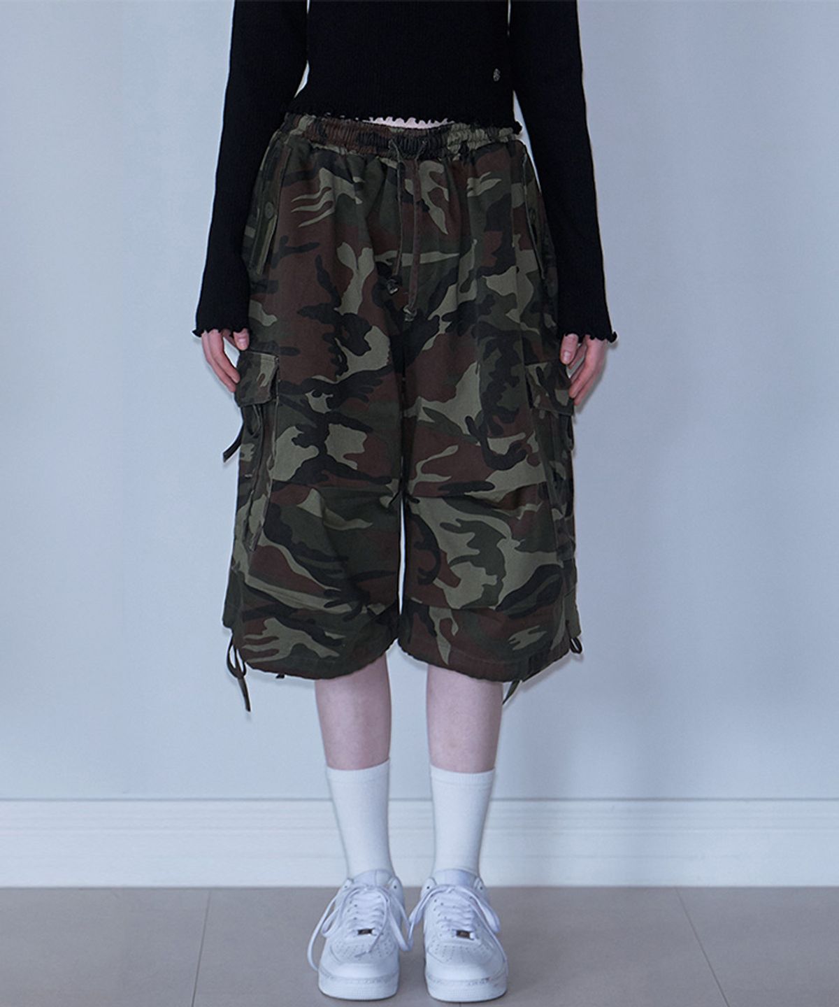 로제프란츠(ROSEFRANTZ) Parasuit Bermuda Pants [Camou]