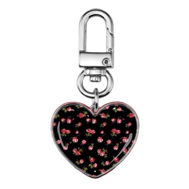 grandmas pants ver.1 sliver epoxy heart keyring 에폭시 실버 미니 하트 키링