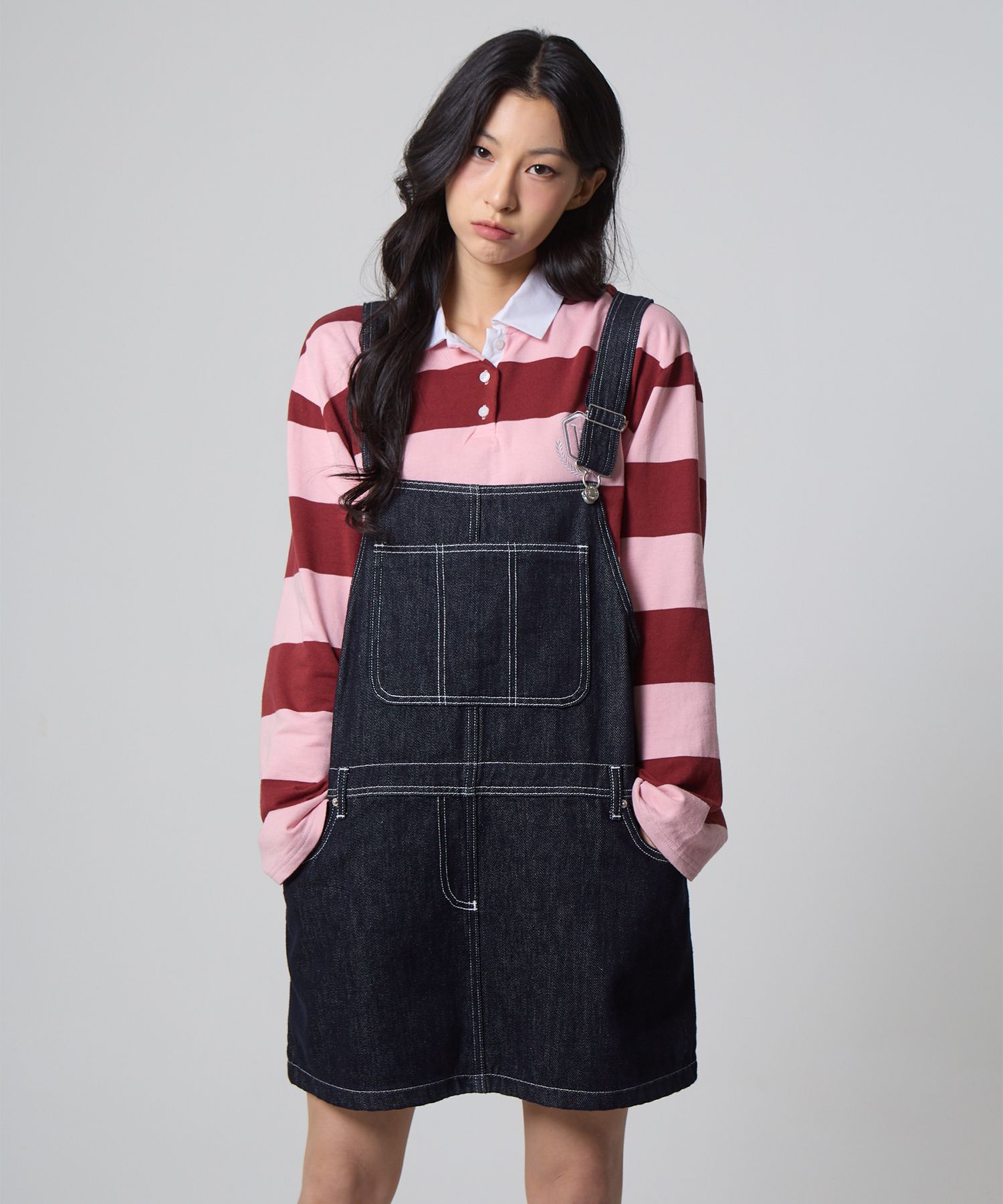 UP-305 오버롤 빈티지 데님 팬츠 source detail 23