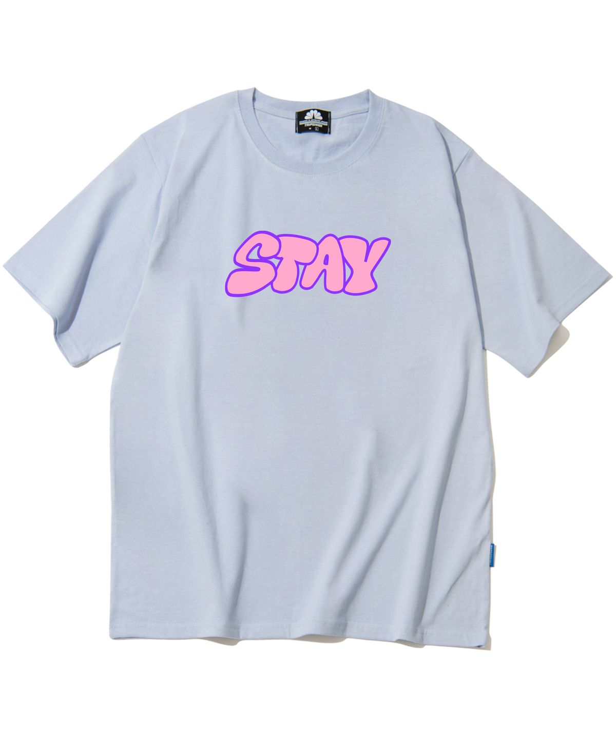 트립션(TRIPSHION) Stay 로고 티셔츠 - 퍼플