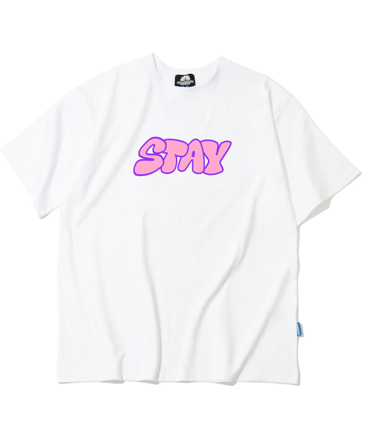 트립션(TRIPSHION) Stay 로고 티셔츠 - 화이트