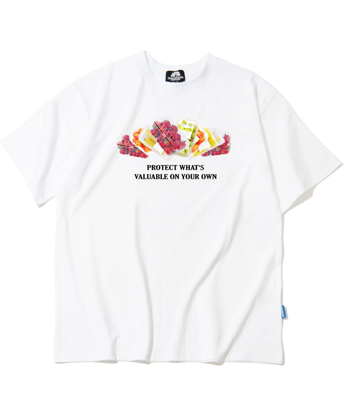 트립션(TRIPSHION) Plastic Fruits 그래픽 티셔츠 - 화이트