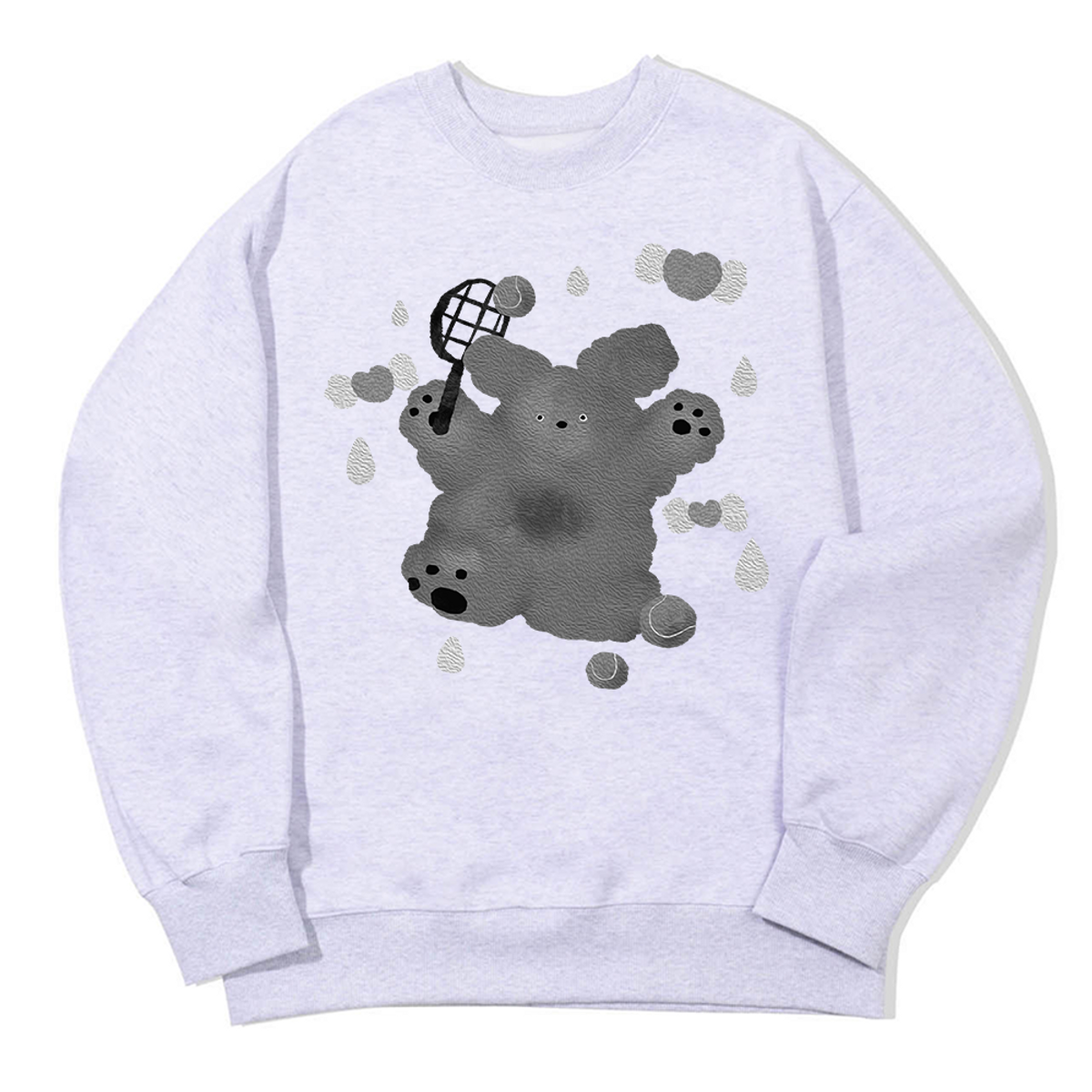 어썸어스(AWESOMEUS) BADMINTON DOG SWEAT SHIRTS_3 COLOR