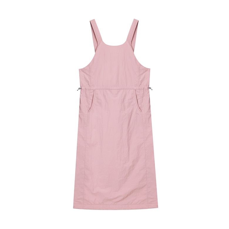 W 코지 패딩 원피스 Grayish Pink