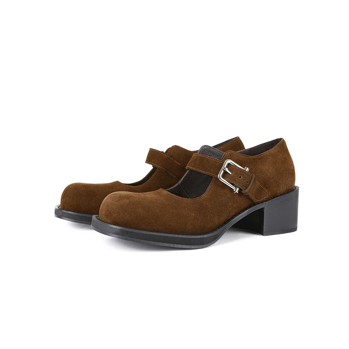 오소이(OSOI) BROCLE MARY JANE [SUEDE BROWN]