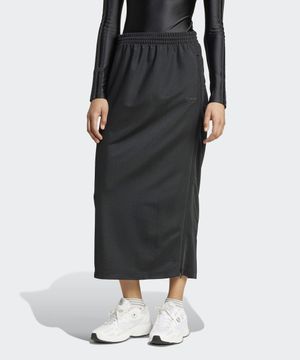 파이어버드 집업 맥시 스커트 - 블랙 / IW5518