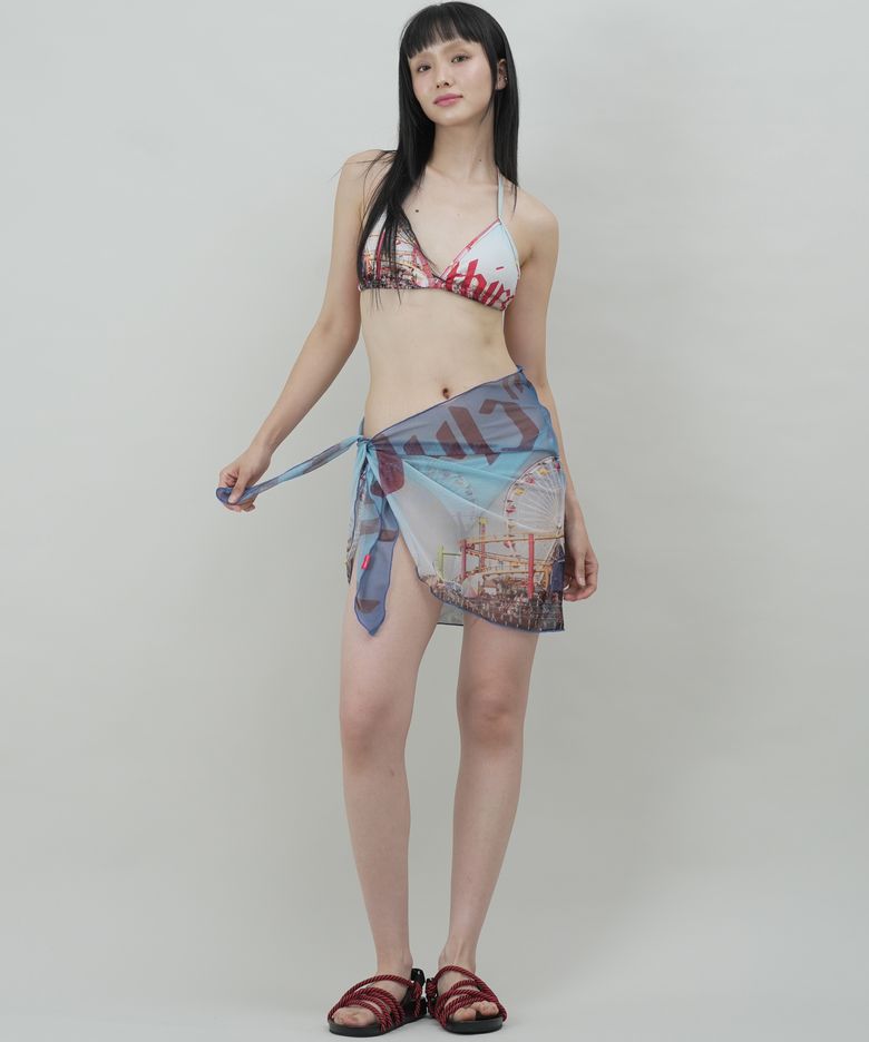 Santa monica wrap skirt