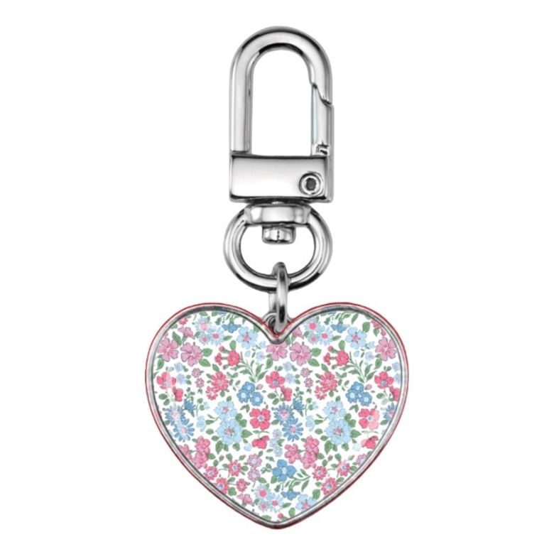 grandmas pants ver.4 sliver epoxy heart keyring 에폭시 실버 미니 하트 키링