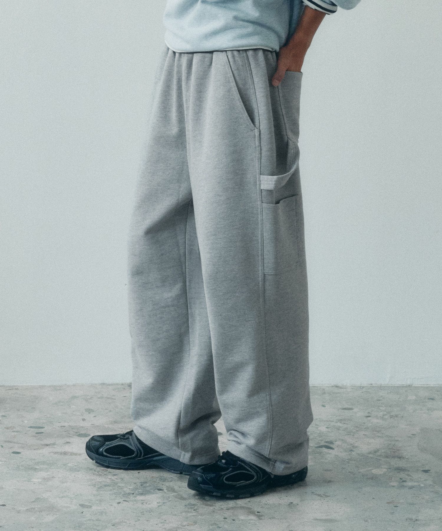 ★codegraphy★ Carpenter Training Pants Dark Grey CBESUTP060 MUSINSA | Codegraphy Carpenter Training Pants_Dark Grey