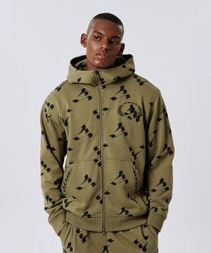 로키 헤비 스웻 후드 집업 SPJFCNFT301MOLV