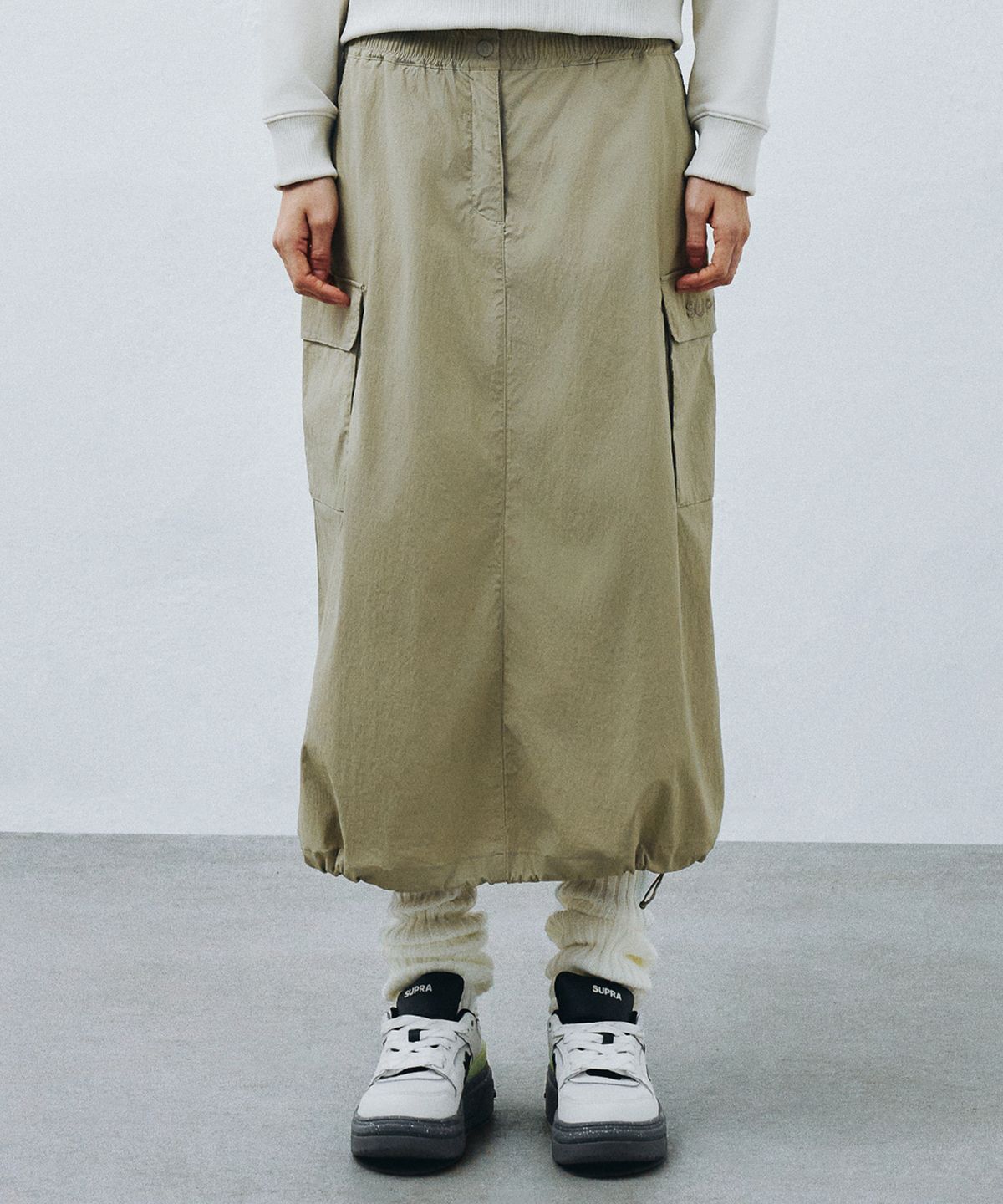 수프라(SUPRA) 여성 우븐 스커트
