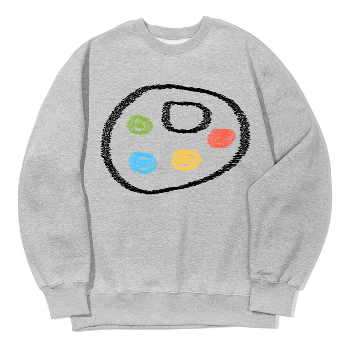 어썸어스(AWESOMEUS) PAINT PALETTE SWEAT SHIRTS_3 COLOR