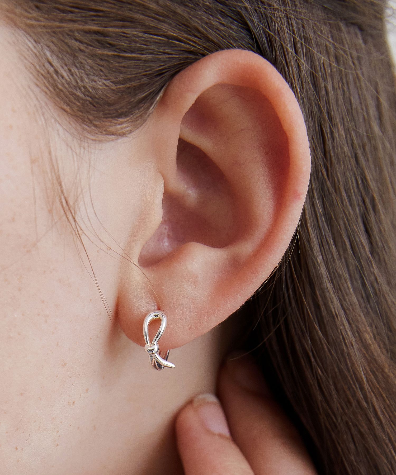 ★TATIANA★ Silver 925 Under the Sea Ear Jacket Earrings EC3 MUSINSA | TATIANA (Silver 925) Bloomet Ear Jacket Earrings