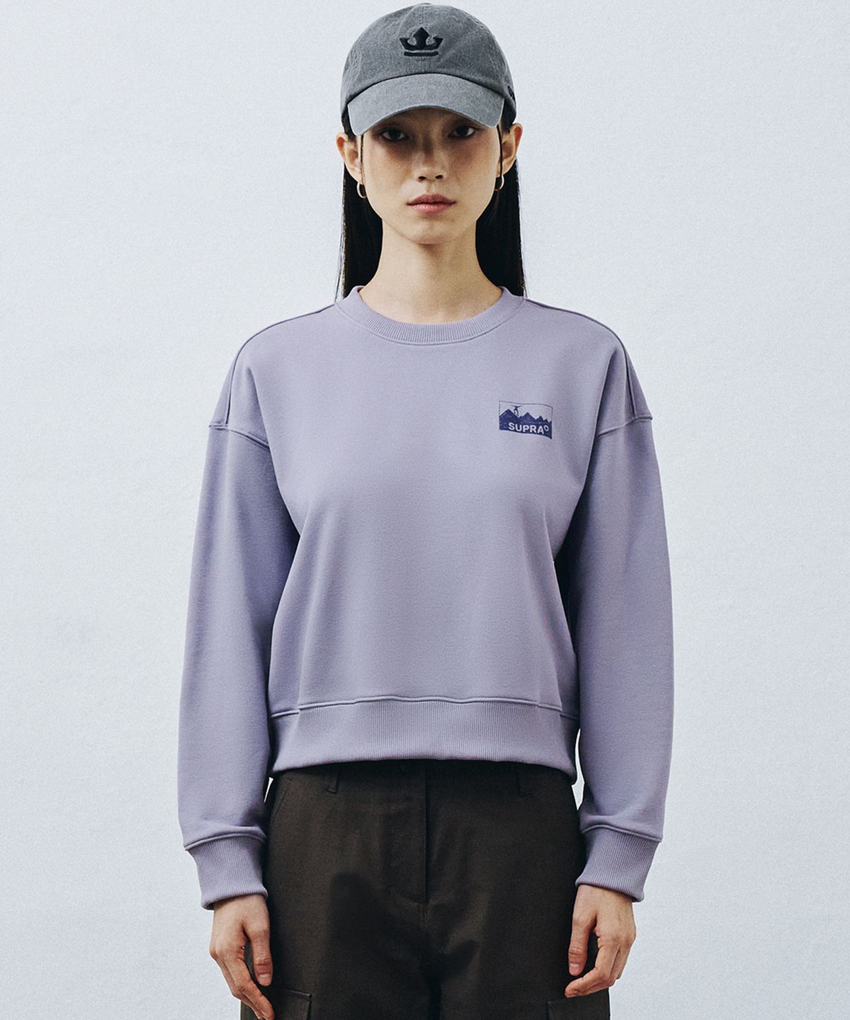수프라(SUPRA) 여성 베이직 맨투맨