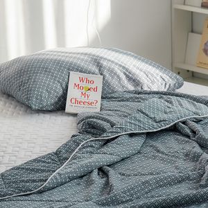 패턴디자인 냉감 쿨 차렵이불 2종택1