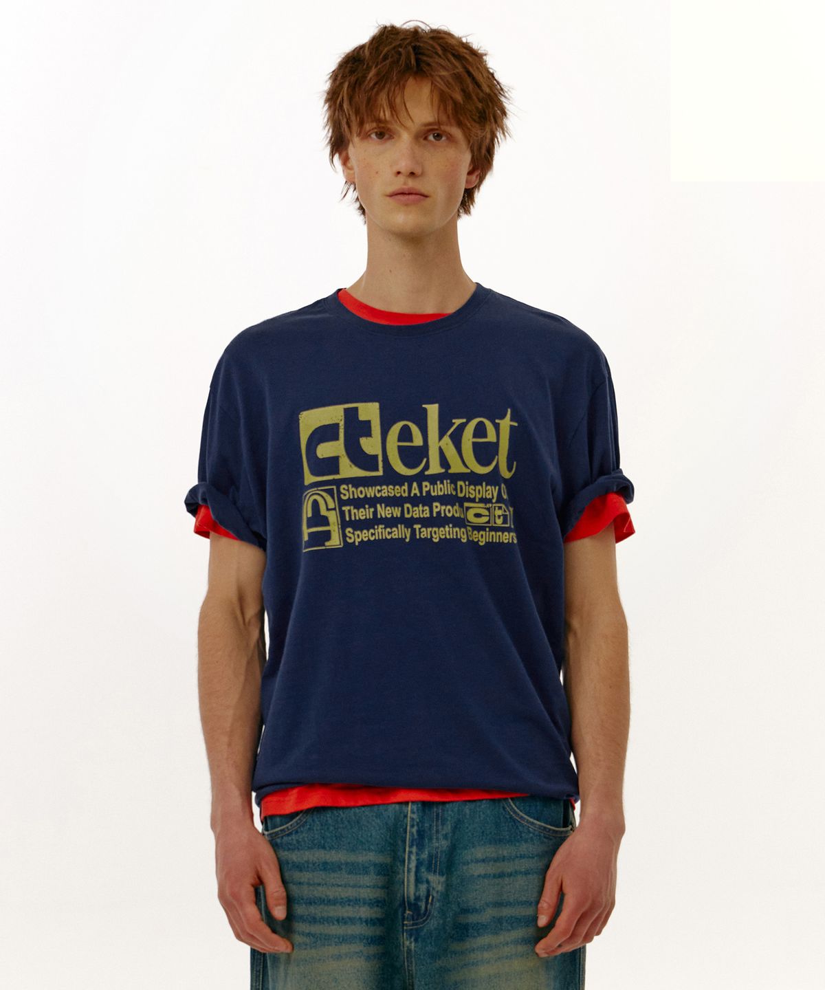 테켓(TEKET) Plan Tee Navy