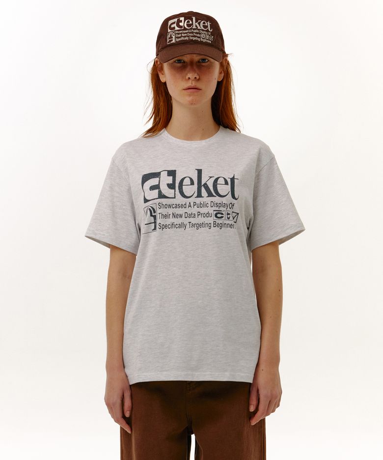 Plan Tee Melange Gray