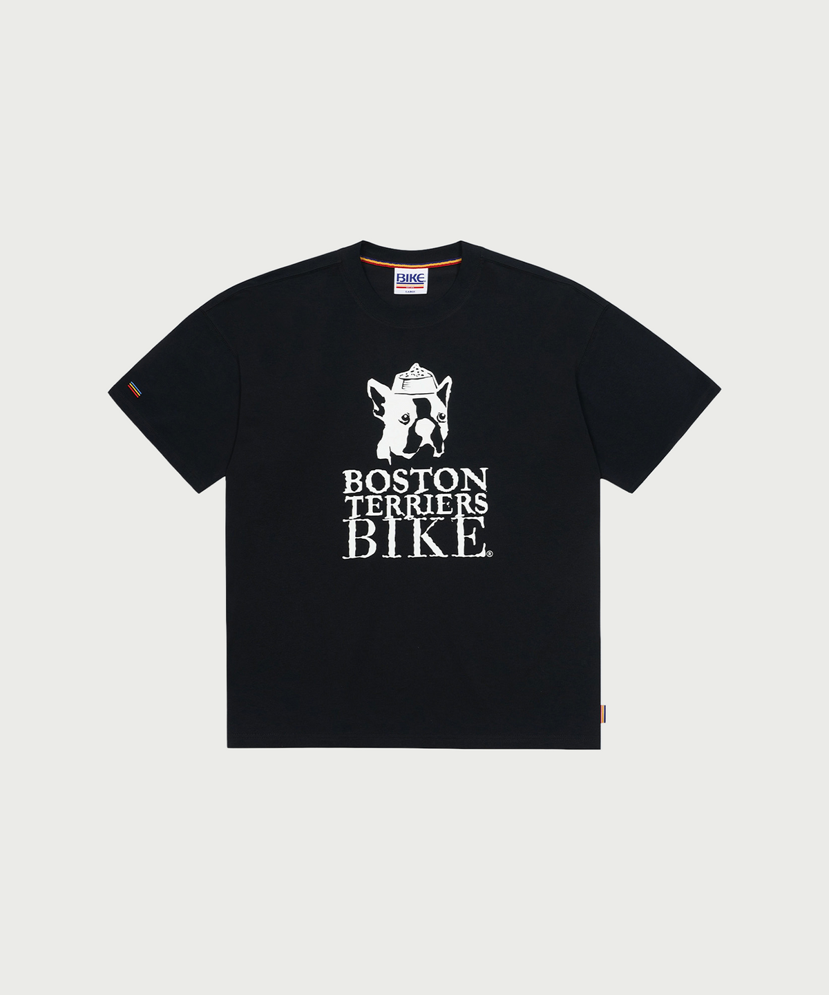 바이크(BIKE) 보스턴 테리어 티셔츠 _ 블랙