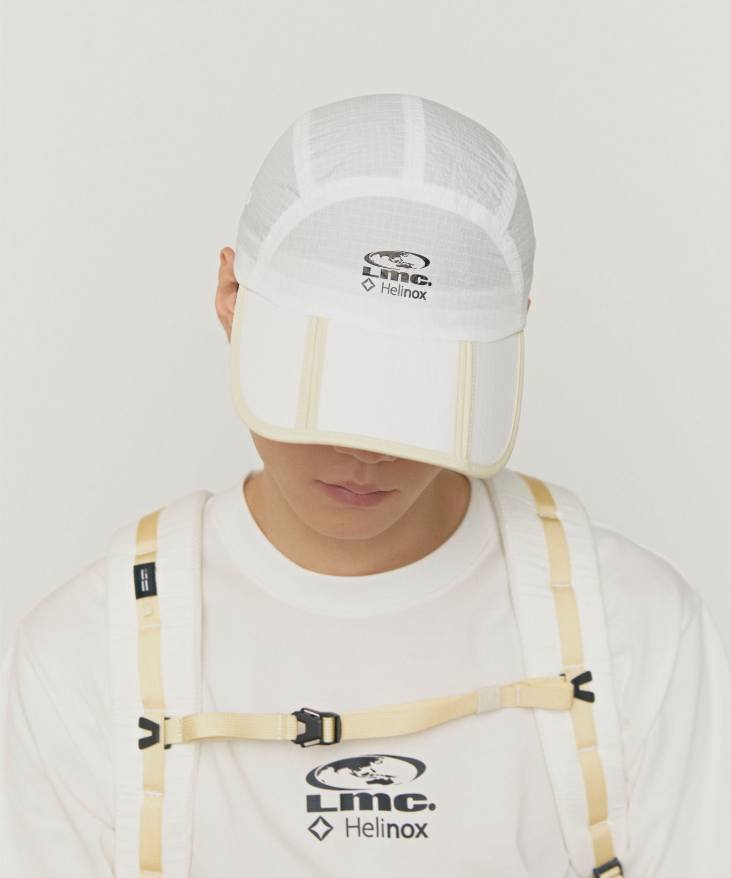 [ LMC]24FW★韓国人気★LMC X HELINOX FOLDING BILL 5PANEL CAP MUSINSA | LMC LMC x HELINOX FOLDING BILL 5PANEL CAP white