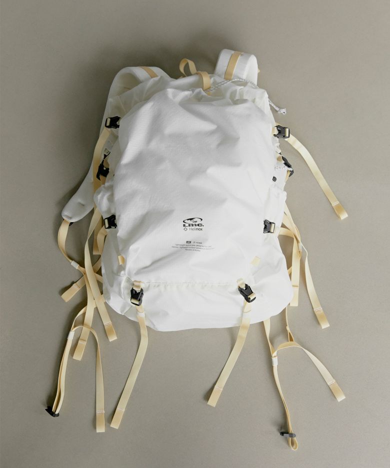 LMC x HELINOX LIGHT ROLL TOP BACKPACK white