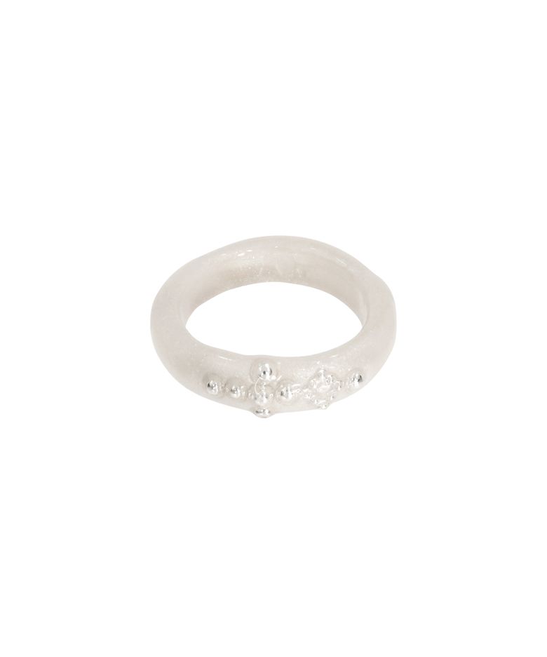 holy dots ring-white